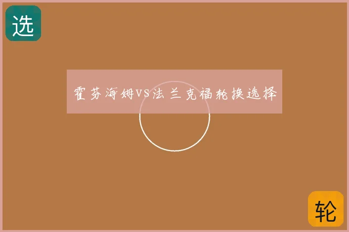 霍芬海姆vs法兰克福轮换选择
